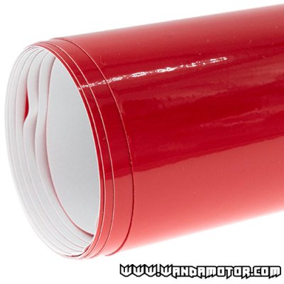 Wrapping sheet super glossy red
